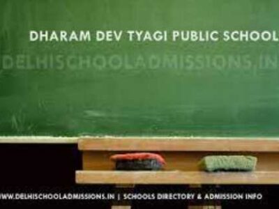 DHARAM DEV TYAGI PUBLIC SCHOOL DELHI