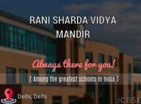 RANI SHARDA VIDYA MANDIR school delhi
